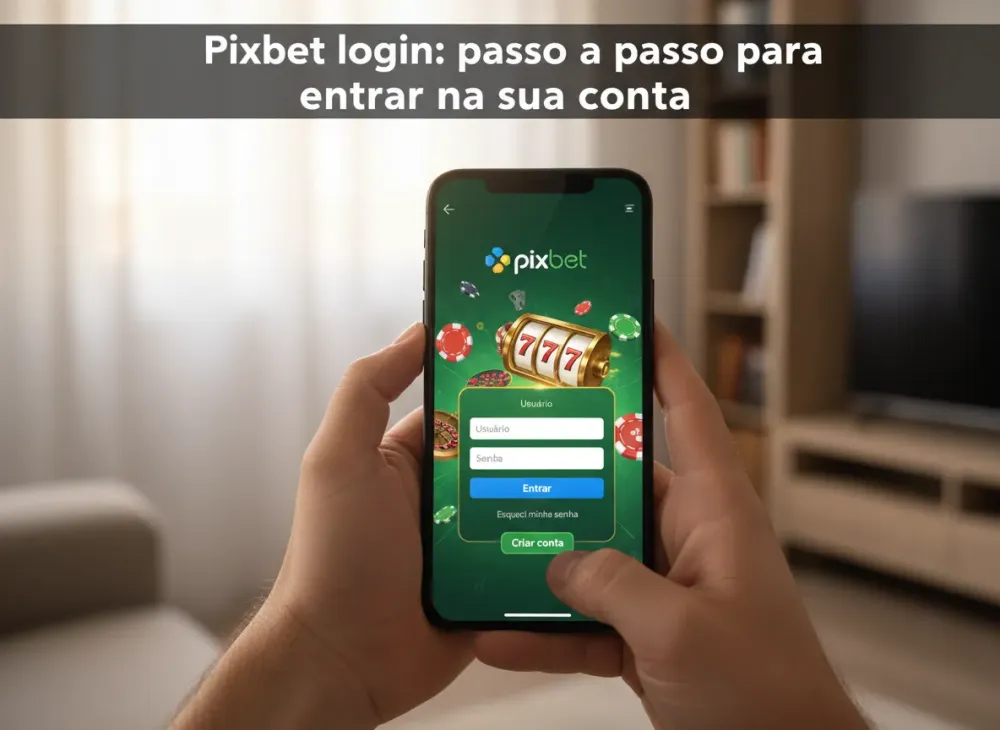 Pixbet login: passo a passo para entrar na sua conta